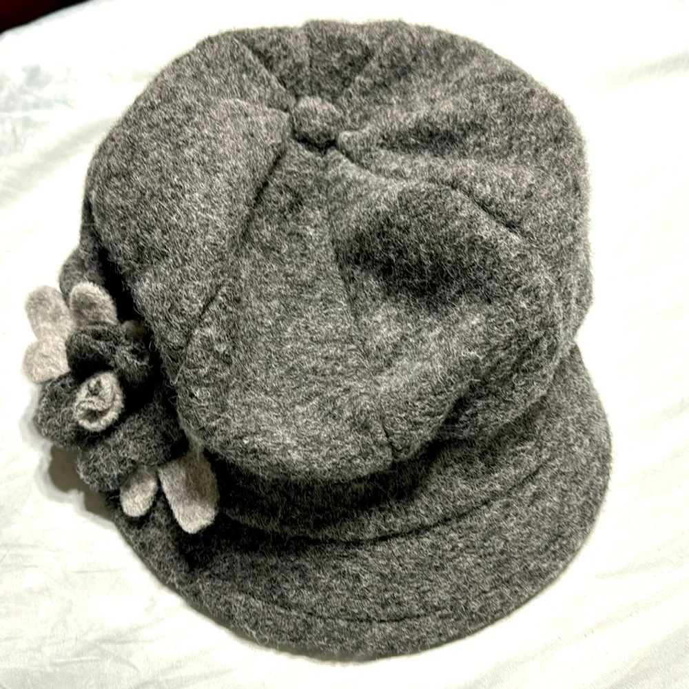 Bordoni wool‎ hat BOURDO Capeline Wool Felt Semi-capeline Millinery Hat - Etsy main image 3